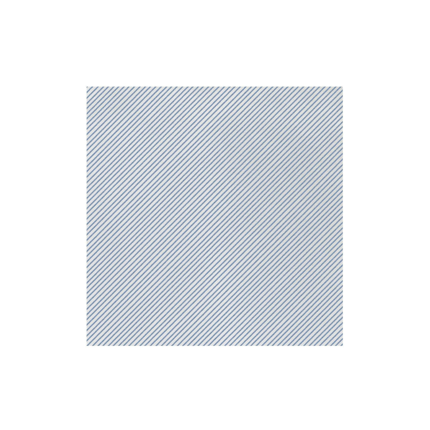 Papersoft Napkins Blue Seersucker Stripe Dinner Napkins (Pack of 20)