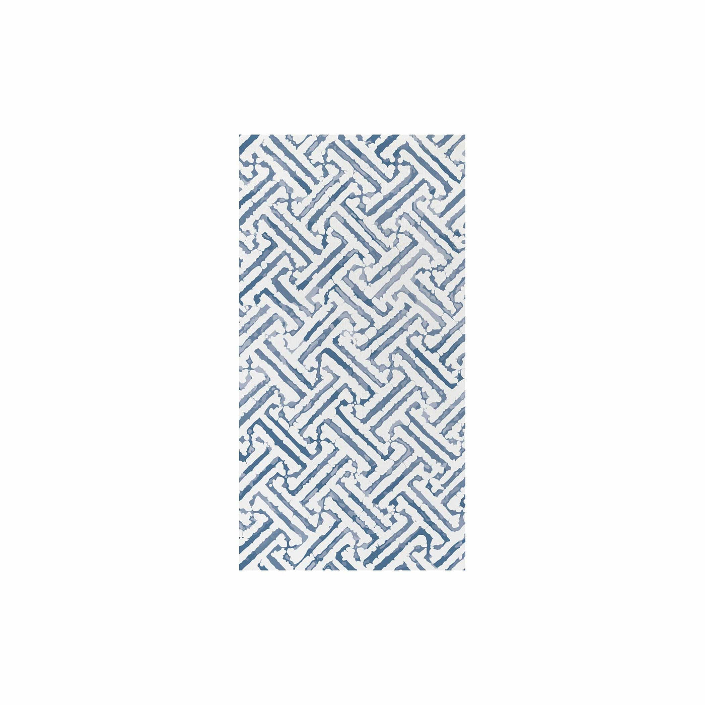 Papersoft Napkins Greek Key Blue Guest Towels (Pack of 20)