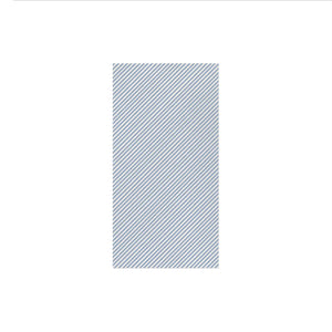 Papersoft Napkins Blue Seersucker Stripe Guest Towels (Pack of 50)