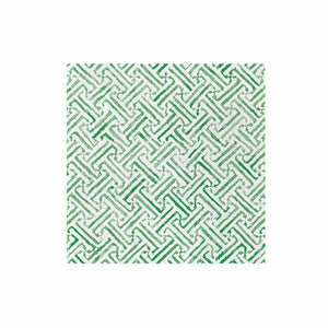 Papersoft Napkins Greek Key Green Dinner Napkins (Pack of 20)