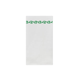 Papersoft Napkins Florentine Green Guest Towels (Pack of 50)