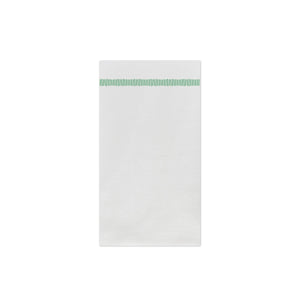 Papersoft Napkins Fringe Green Guest Towels (Pack of 50)