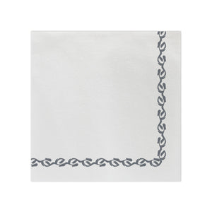 Papersoft Napkins Florentine Gray Dinner Napkins (Pack of 50)