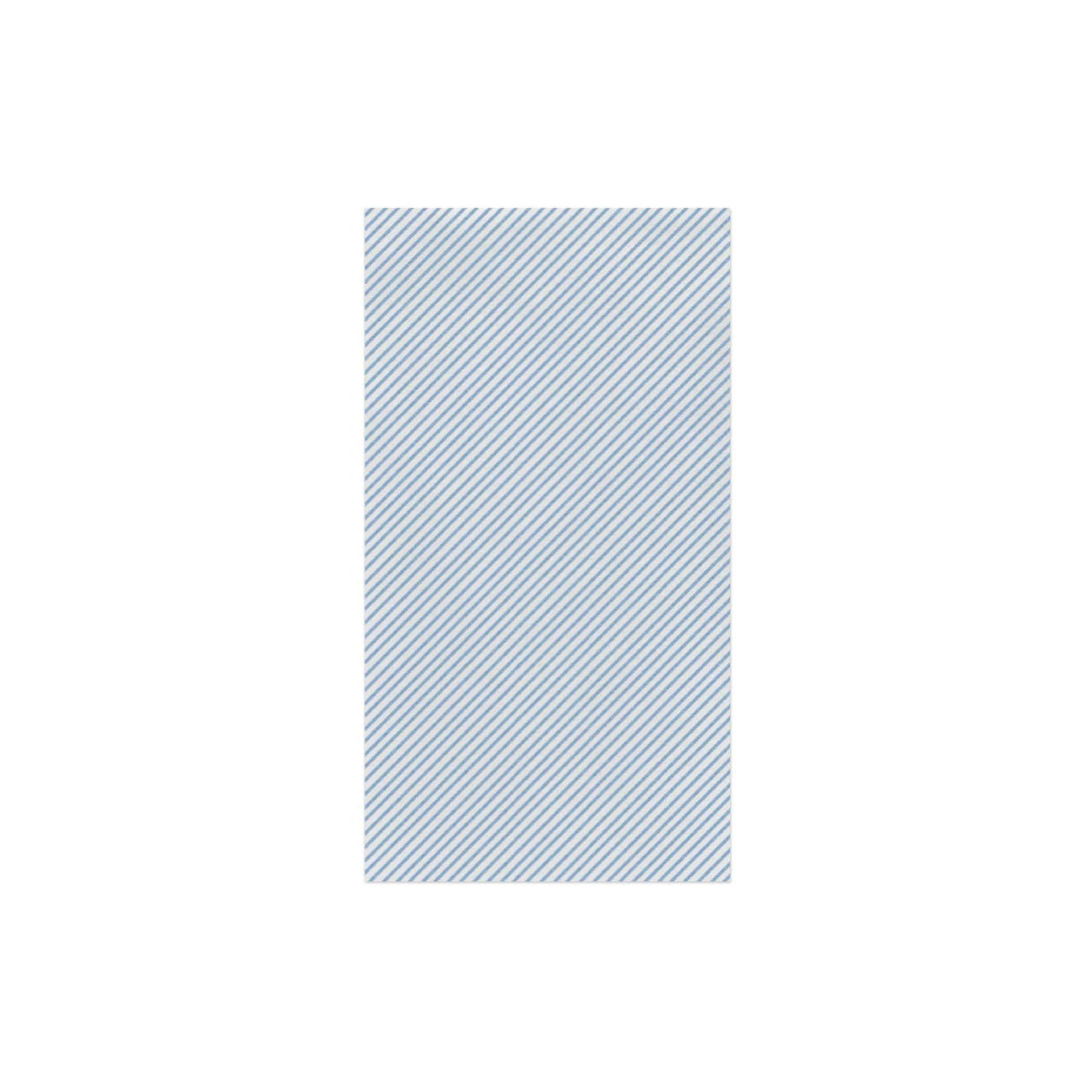 Papersoft Napkins Light Blue Seersucker Stripe Guest Towels (Pack of 50)