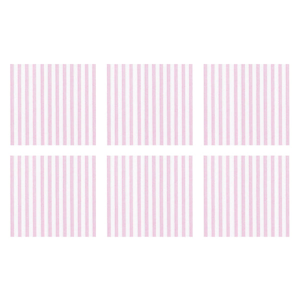 Papersoft Napkins Capri Pink Cocktail Napkins (Pack of 20) - Set of 6