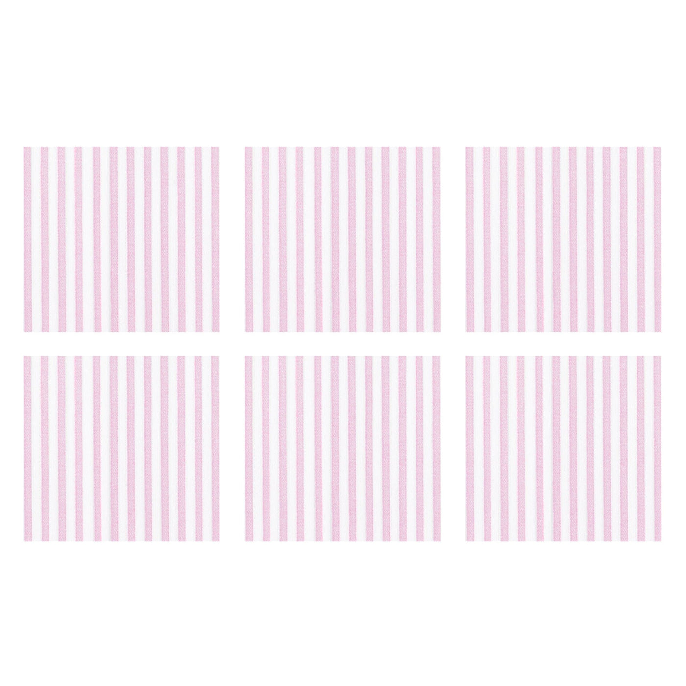 Papersoft Napkins Capri Pink Cocktail Napkins (Pack of 20) - Set of 6