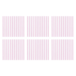 Papersoft Napkins Capri Pink Cocktail Napkins (Pack of 20) - Set of 6