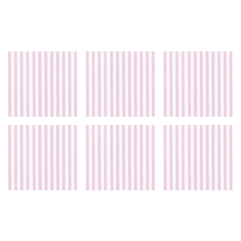 Papersoft Napkins Capri Pink Cocktail Napkins (Pack of 20) - Set of 6