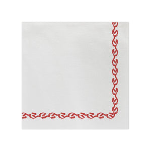 Papersoft Napkins Florentine Red Dinner Napkins (Pack of 50)