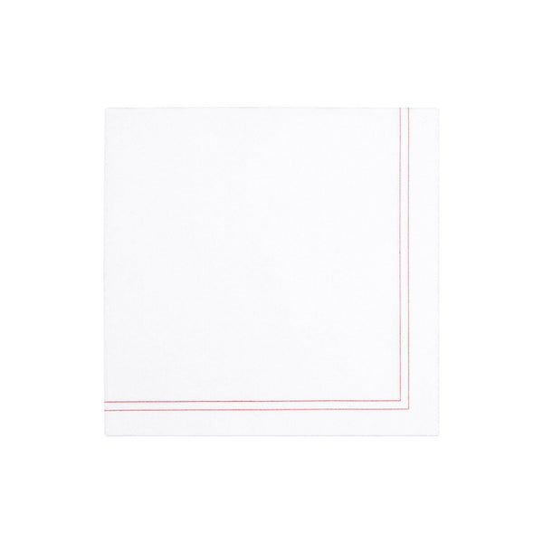 Papersoft Napkins Linea Red Dinner Napkins (Pack of 20)