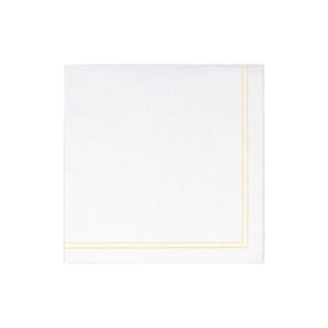 Papersoft Napkins Linea Yellow Dinner Napkins (Pack of 20)