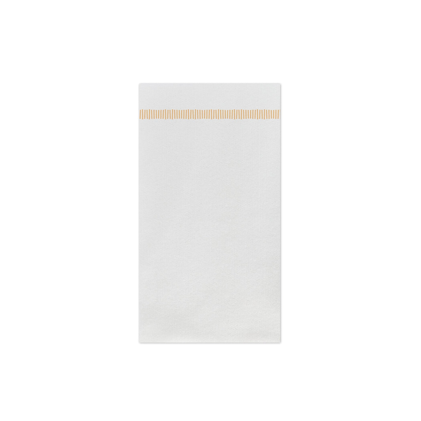 Papersoft Napkins Fringe Yellow Guest Towels (Pack of 50)