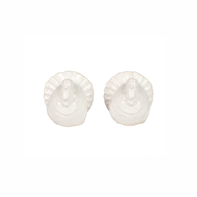 Pietra Tacchino Figural Salt and Pepper