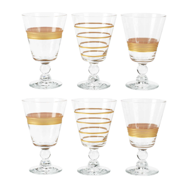 Raffaello Assorted Aperitivo Glasses - Set of 6