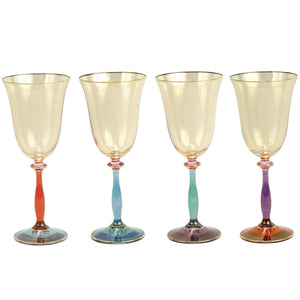 Regalia Deco Assorted Wine Glasses - Set of 4