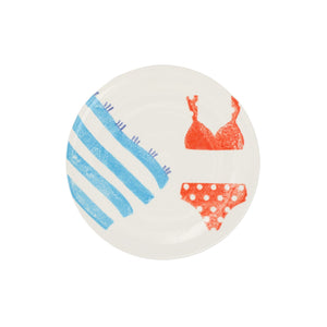 Riviera Red Bikini Salad Plate