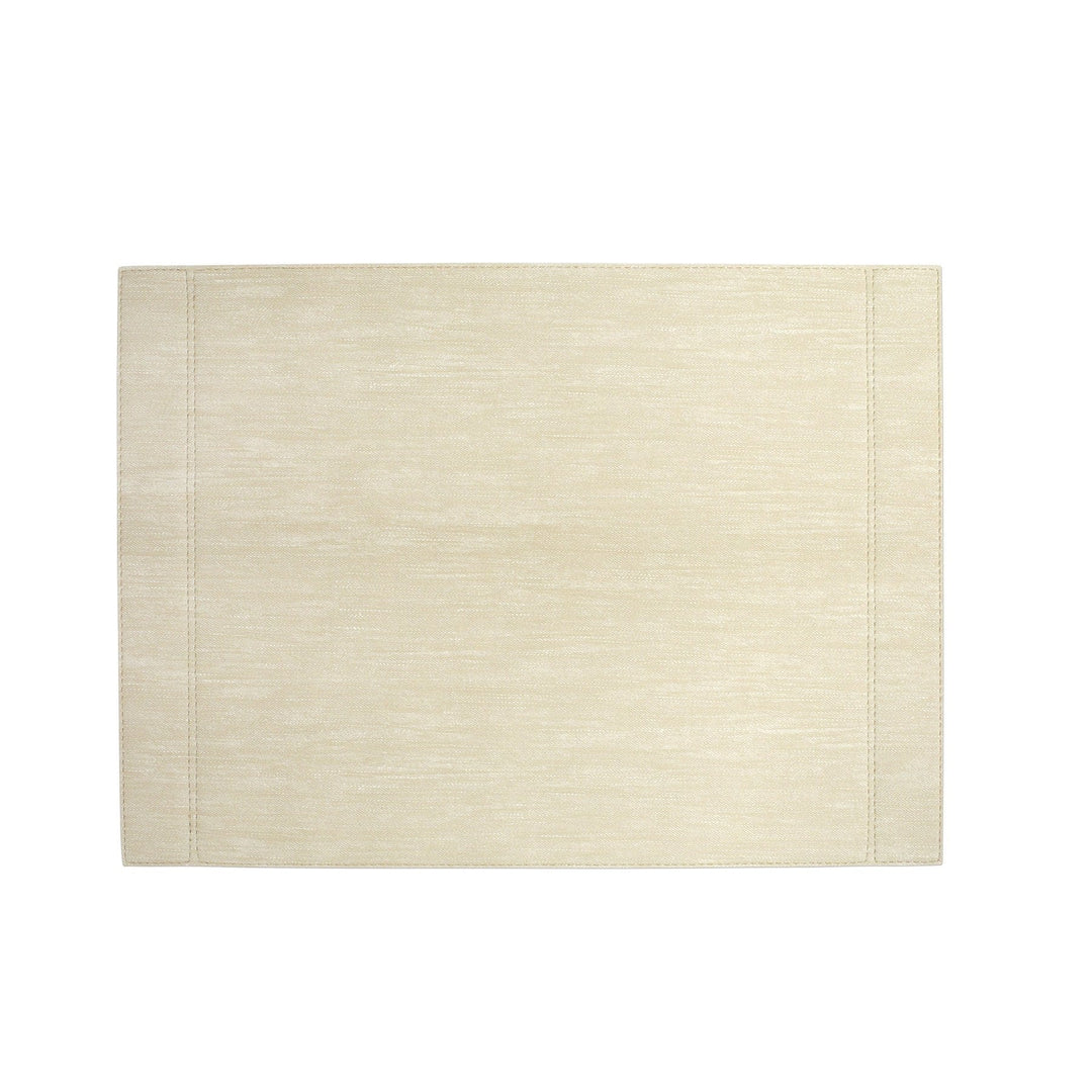 Reversible Placemats White/Cream Edged Rectangular Placemat