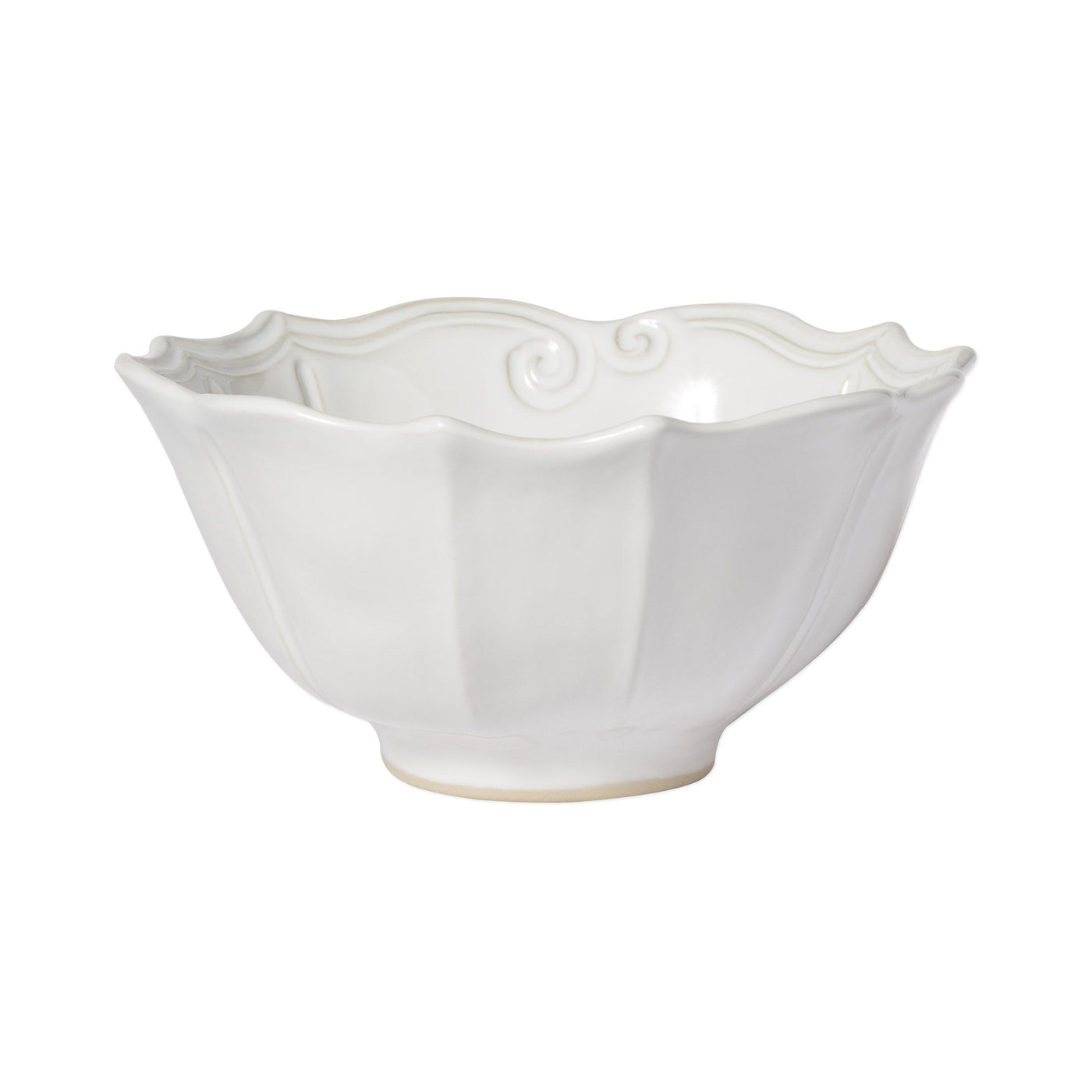 Incanto Stone White Baroque Medium Serving Bowl