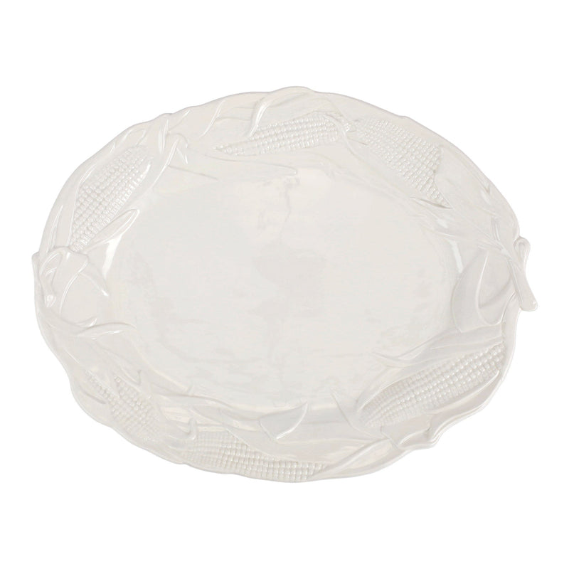 Cornfield White Oval Platter