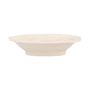 Cornfield White Small Oval Bowl