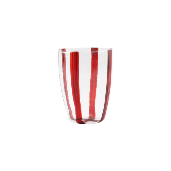 Stripe Red Tall Tumbler