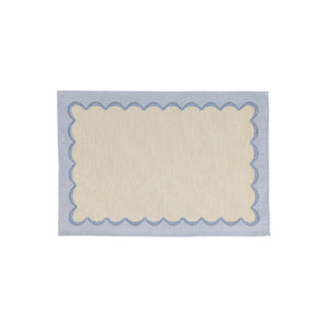 Tavola Blue Scalloped Placemats - Set of 4