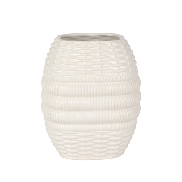 Tessere Basketweave Large Vase