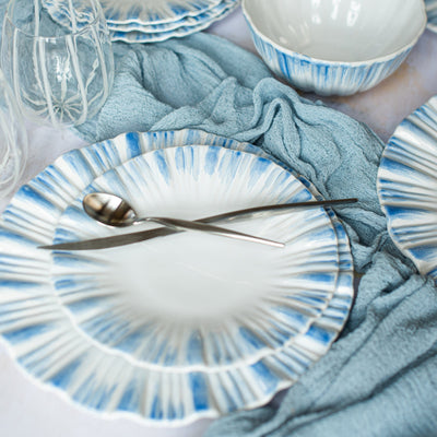 Bari Blue and White Salad Plate