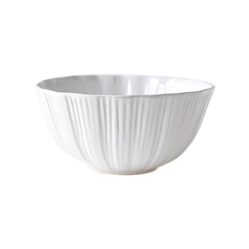 Bari White Serving Bowl