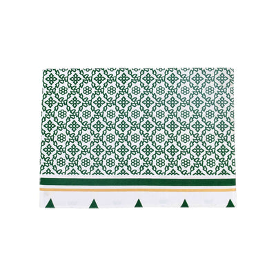 Bohemian Linens Tree Green/Gold Reversible Placemats - Set of 4