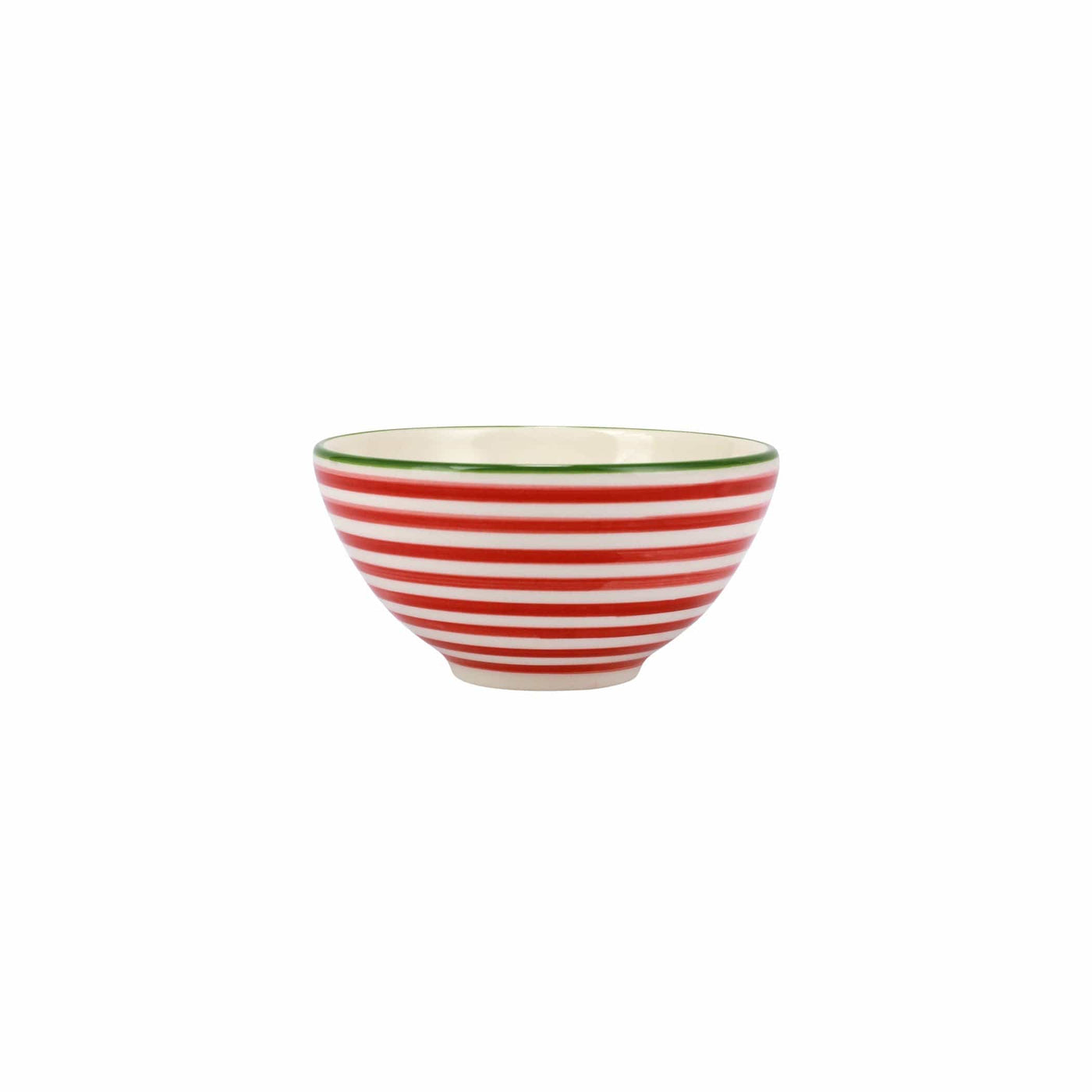 Mistletoe Stripe Dipping Bowl