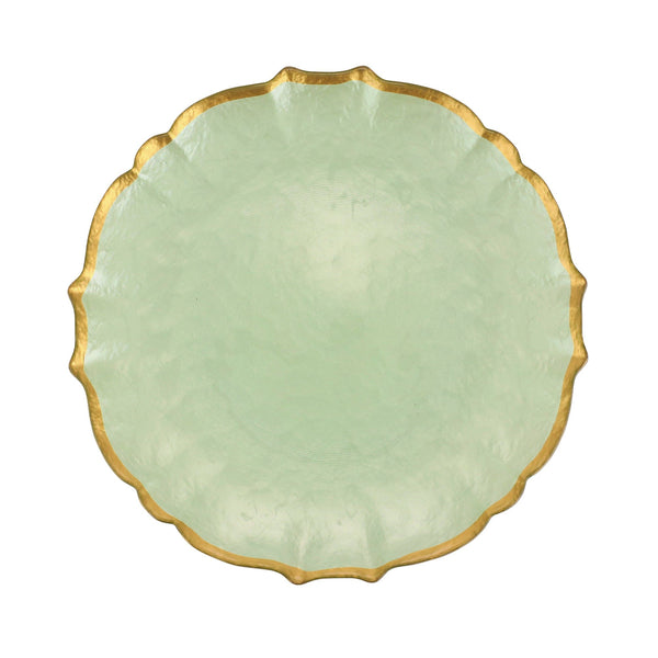 Baroque Glass Dinner Plate