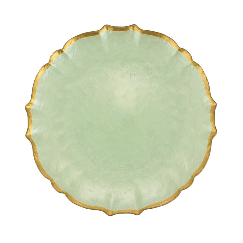 Baroque Glass Dinner Plate