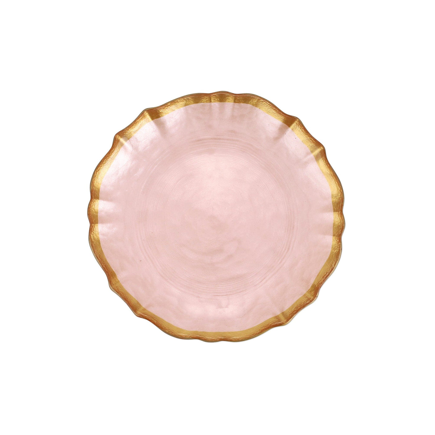 Baroque Glass Cocktail Plate