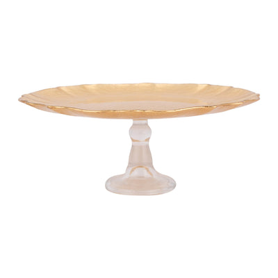 Baroque Glass Cake Stand