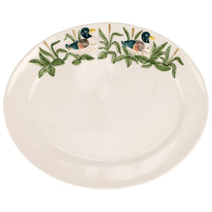 Wildlife Mallard Large Oval Platter