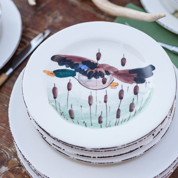 Wildlife Assorted Salad Plates - Set of 8