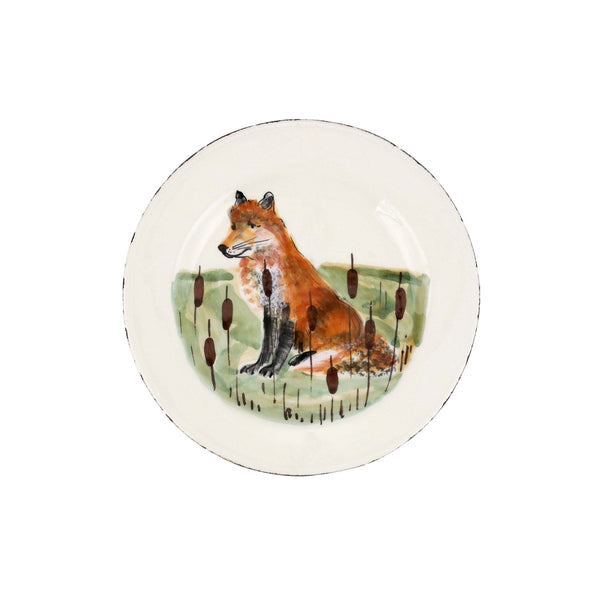 Wildlife Fox Salad Plate