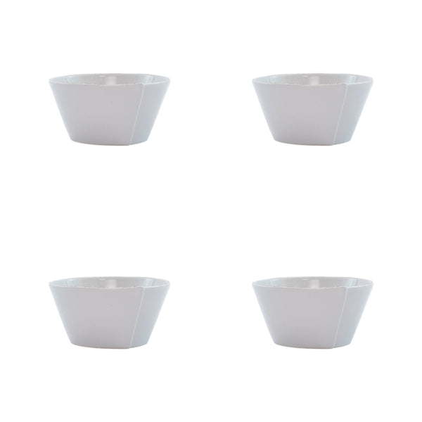 Lastra Light Gray Stacking Cereal Bowl - Set of 4