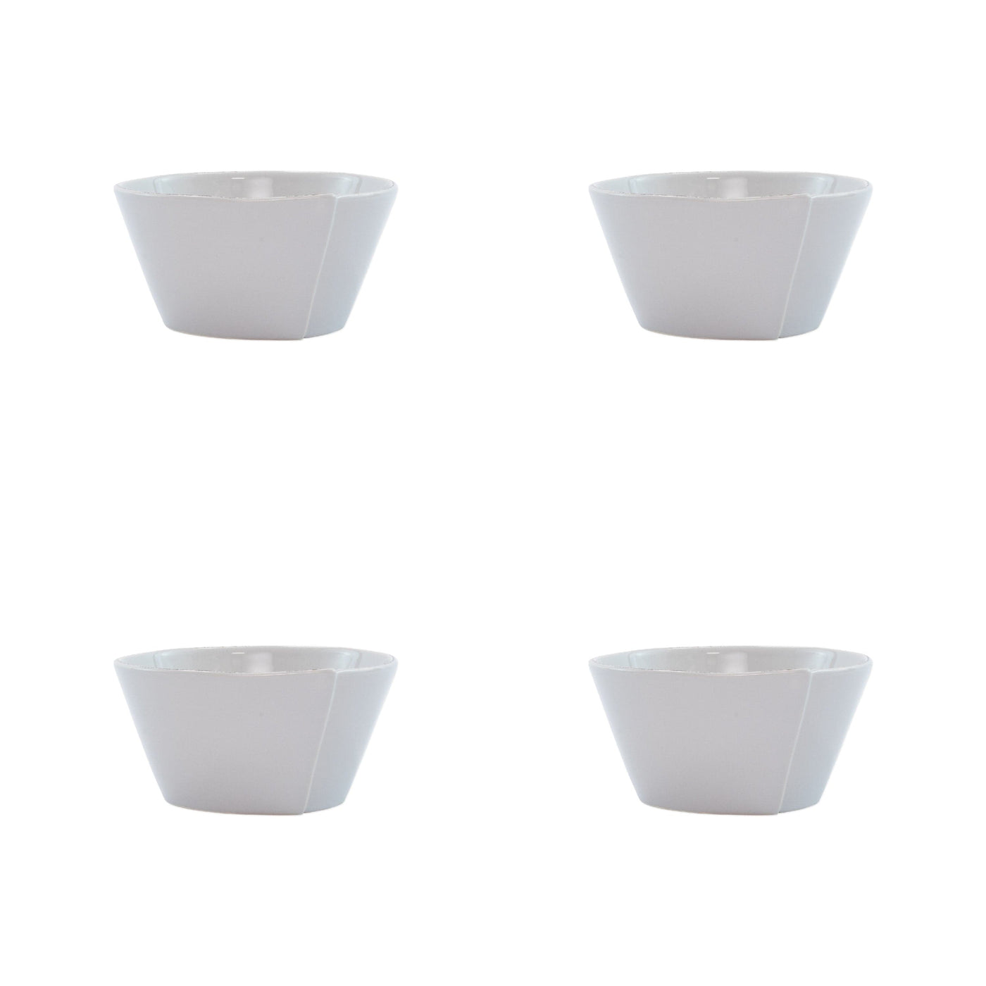 Lastra Light Gray Stacking Cereal Bowl - Set of 4