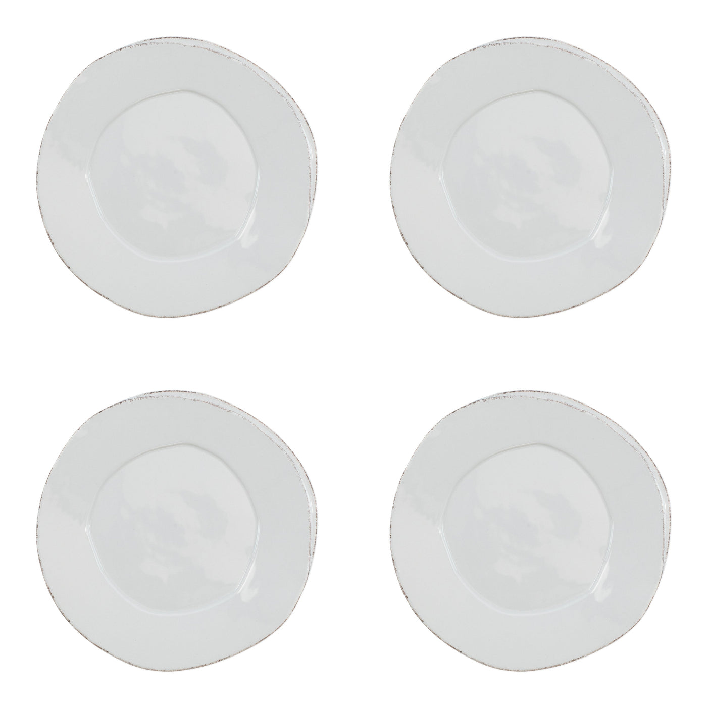 Lastra Light Gray European Dinner Plate - Set of 4