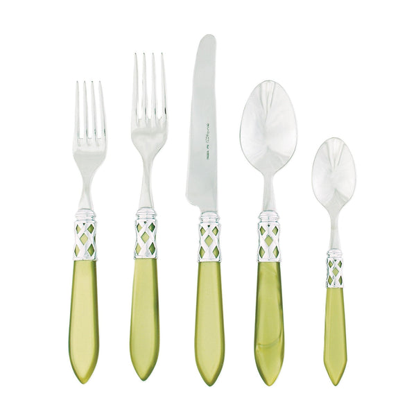 Aladdin Chartreuse Brilliant Five-piece Place Setting by VIETRI