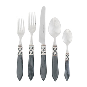 Aladdin Charcoal Antique Five-piece Place Setting by VIETRI