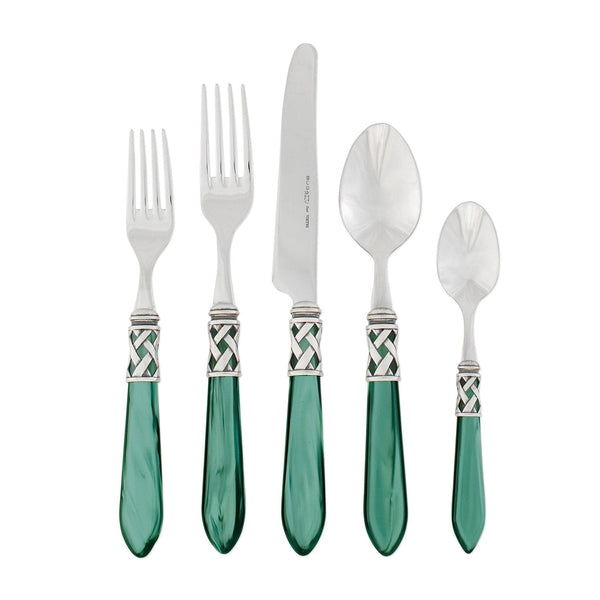 Aladdin Green Antique Five-piece Place Setting by VIETRI