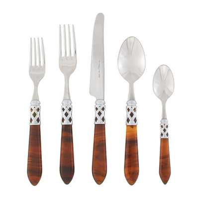 Aladdin Brilliant Tortoiseshell Five-piece Place Setting by VIETRI