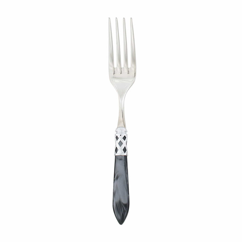 Aladdin Brilliant Charcoal Serving Fork by VIETRI