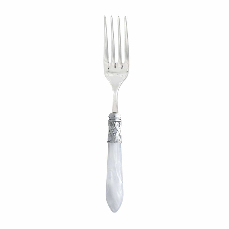 Aladdin Brilliant White Serving Fork by VIETRI