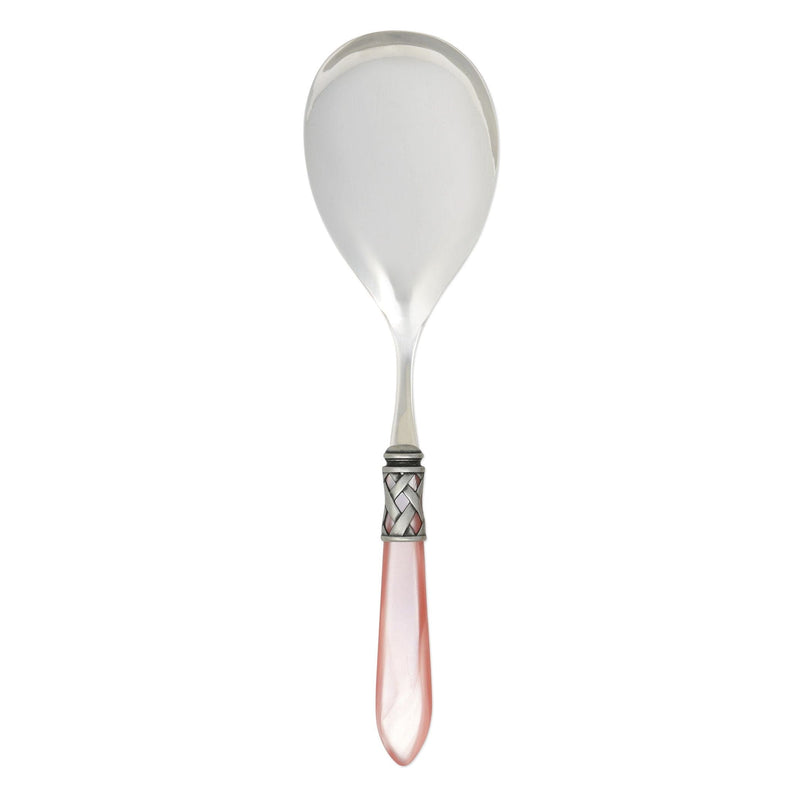 Aladdin Antique Light Pink Serving Spoon by VIETRI