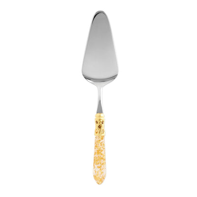 Aladdin Brilliant Gold Fleck Pastry Server by VIETRI