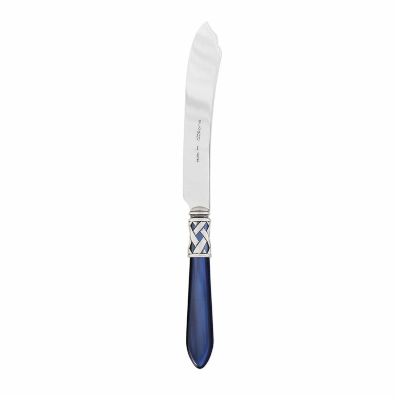 Aladdin Antique Blue Cake Knife by VIETRI